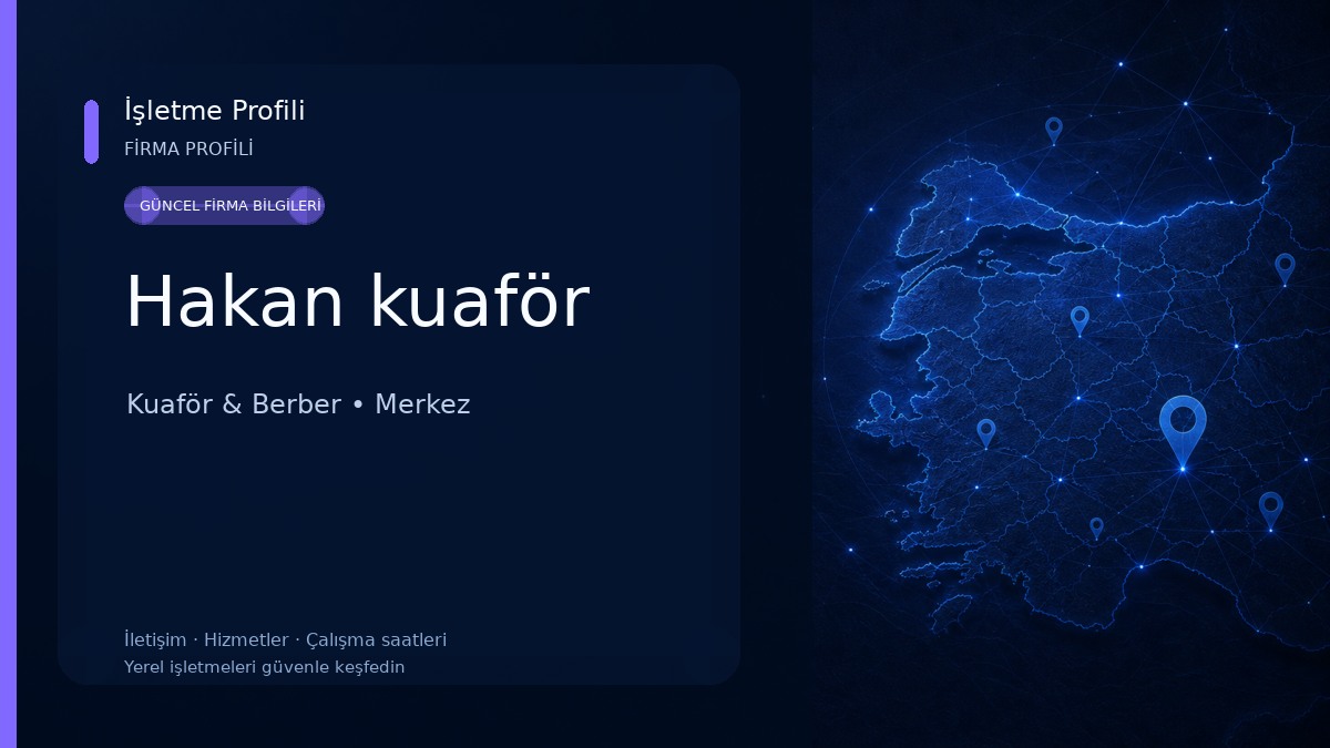 Hakan kuaför
