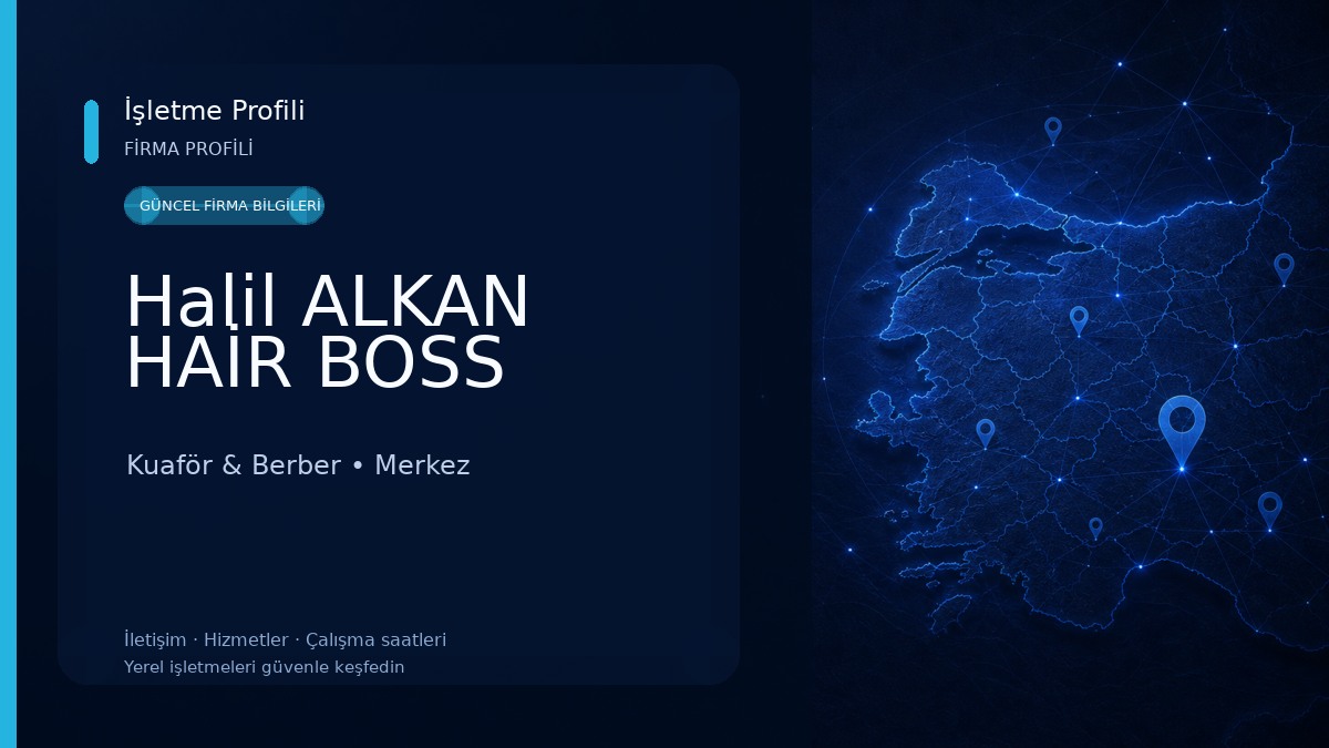 Halil ALKAN HAİR BOSS