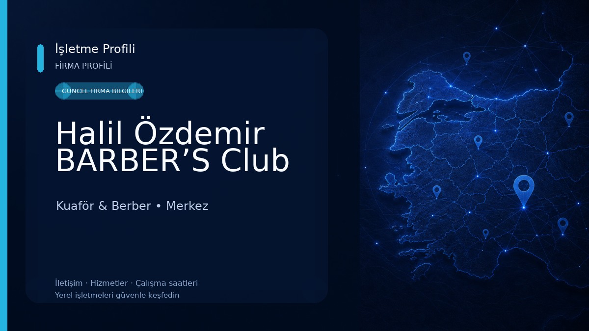 Halil Özdemir BARBER’S Club