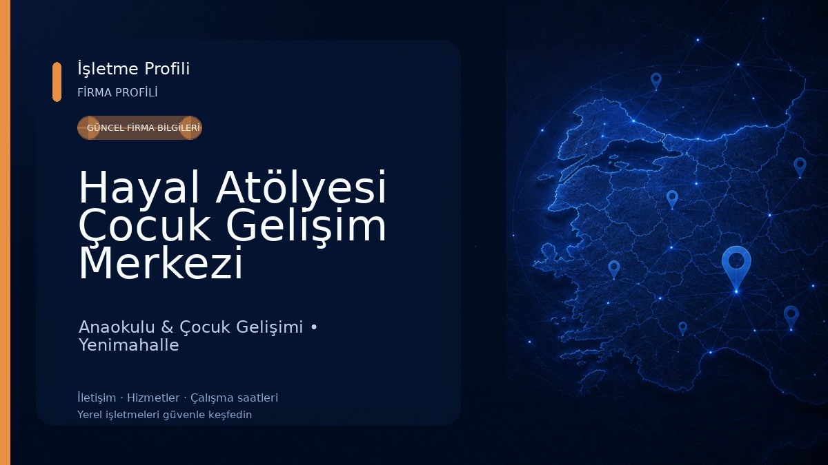 Hayal Atölyesi Çocuk Gelişim Merkezi Anaokulu & Çocuk Gelişimi