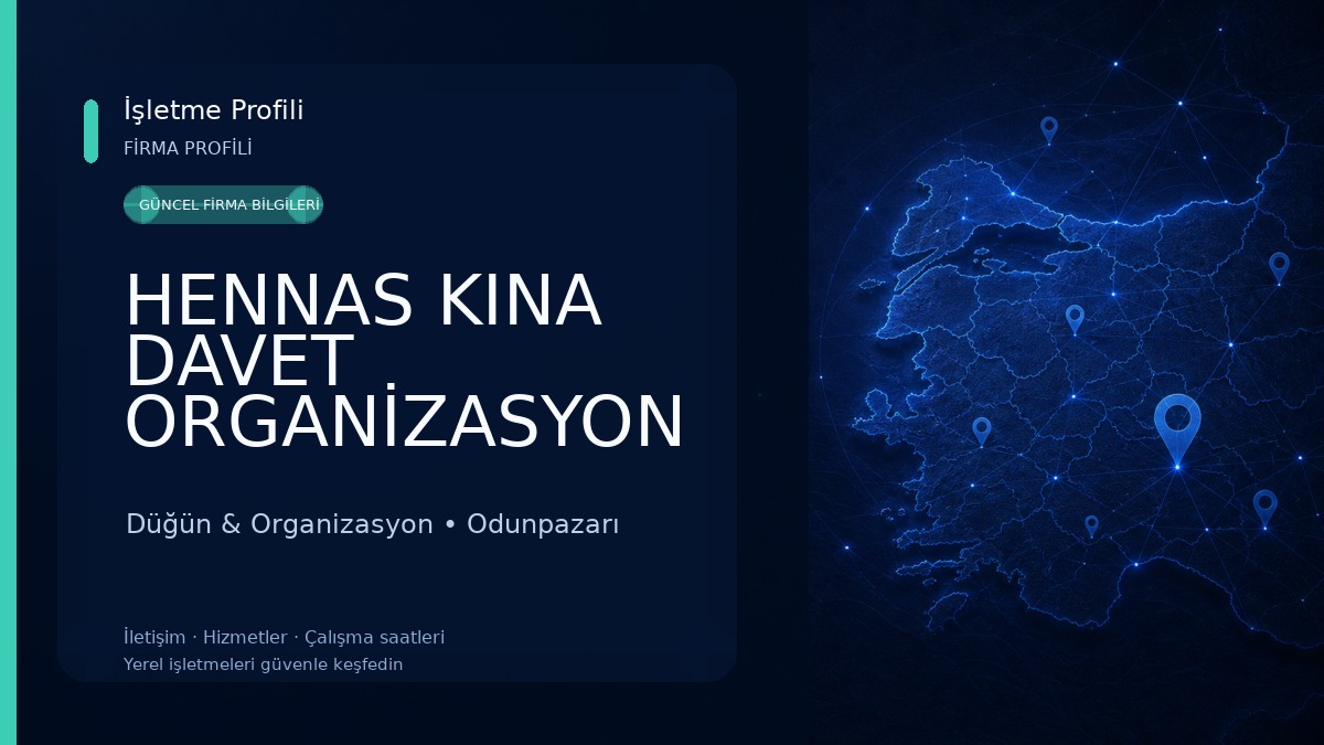 HENNAS KINA DAVET ORGANİZASYON Düğün & Organizasyon