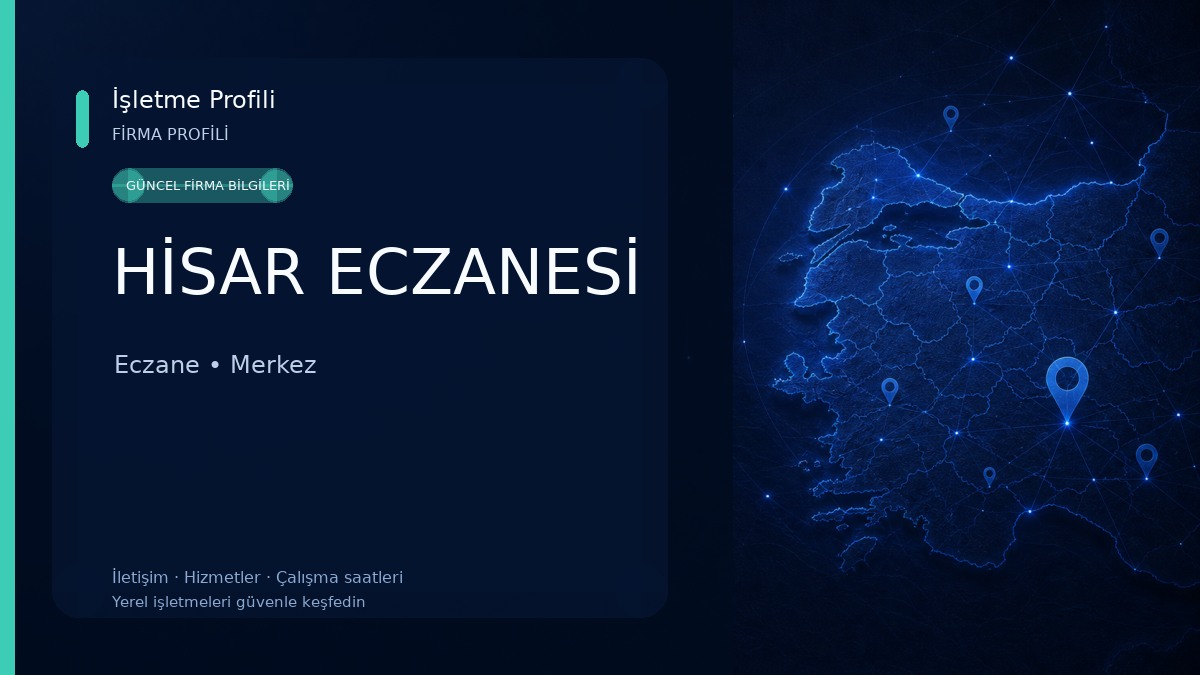 HİSAR ECZANESİ Eczane