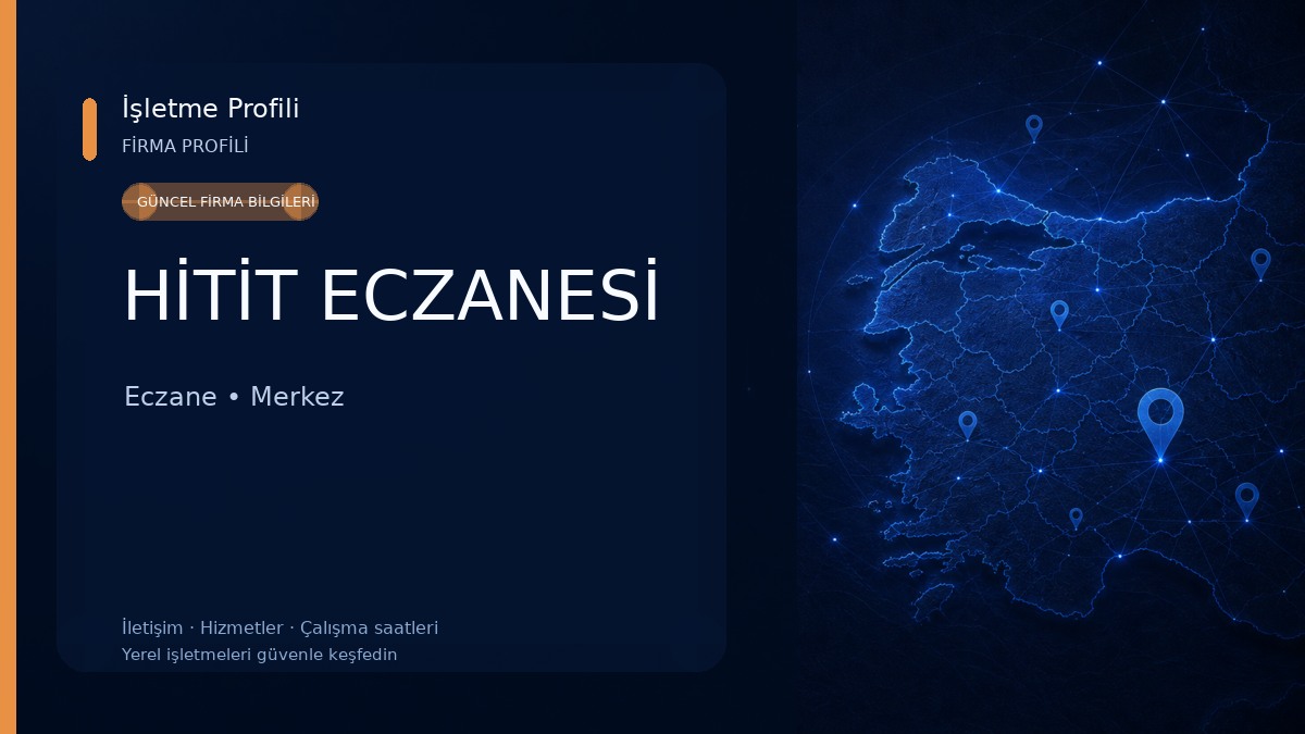 HİTİT ECZANESİ