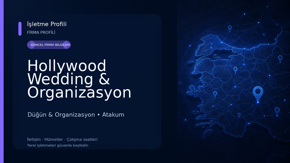Hollywood Wedding & Organizasyon Düğün & Organizasyon