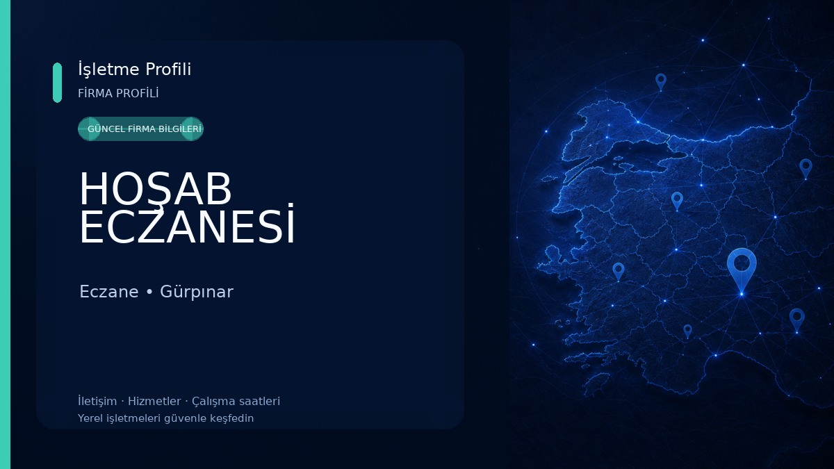 HOŞAB ECZANESİ Eczane