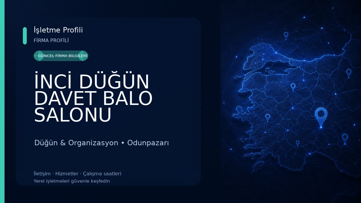 İNCİ DÜĞÜN DAVET BALO SALONU Düğün & Organizasyon