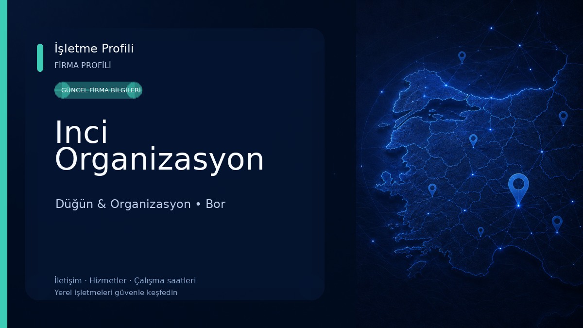 Inci Organizasyon Düğün & Organizasyon