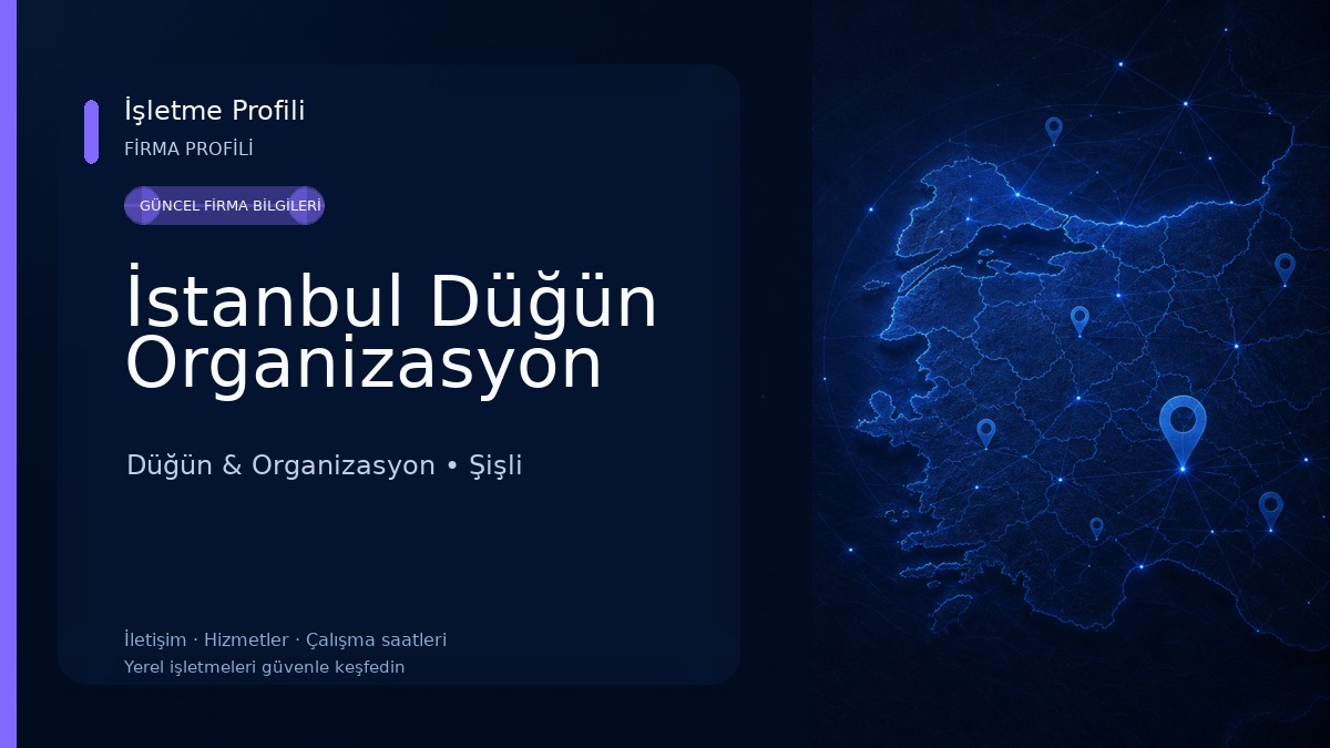 İstanbul Düğün Organizasyon 