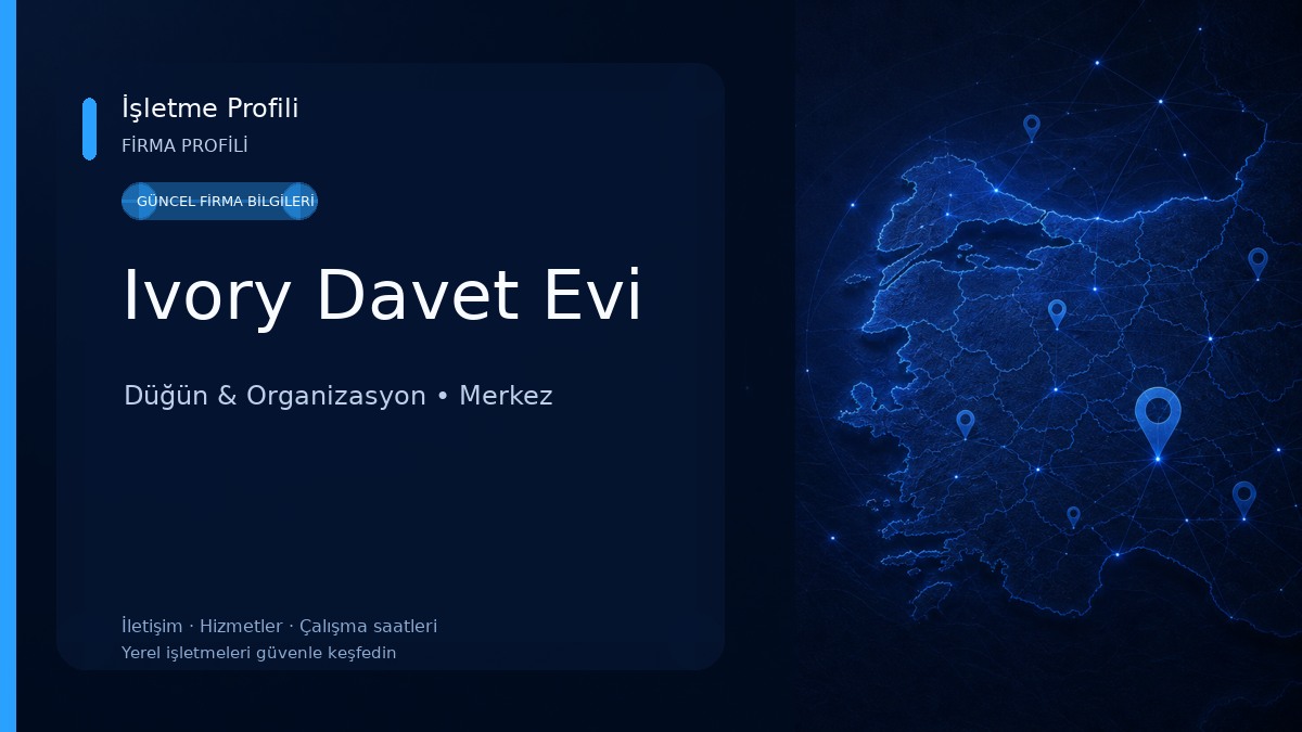 Ivory Davet Evi Düğün & Organizasyon
