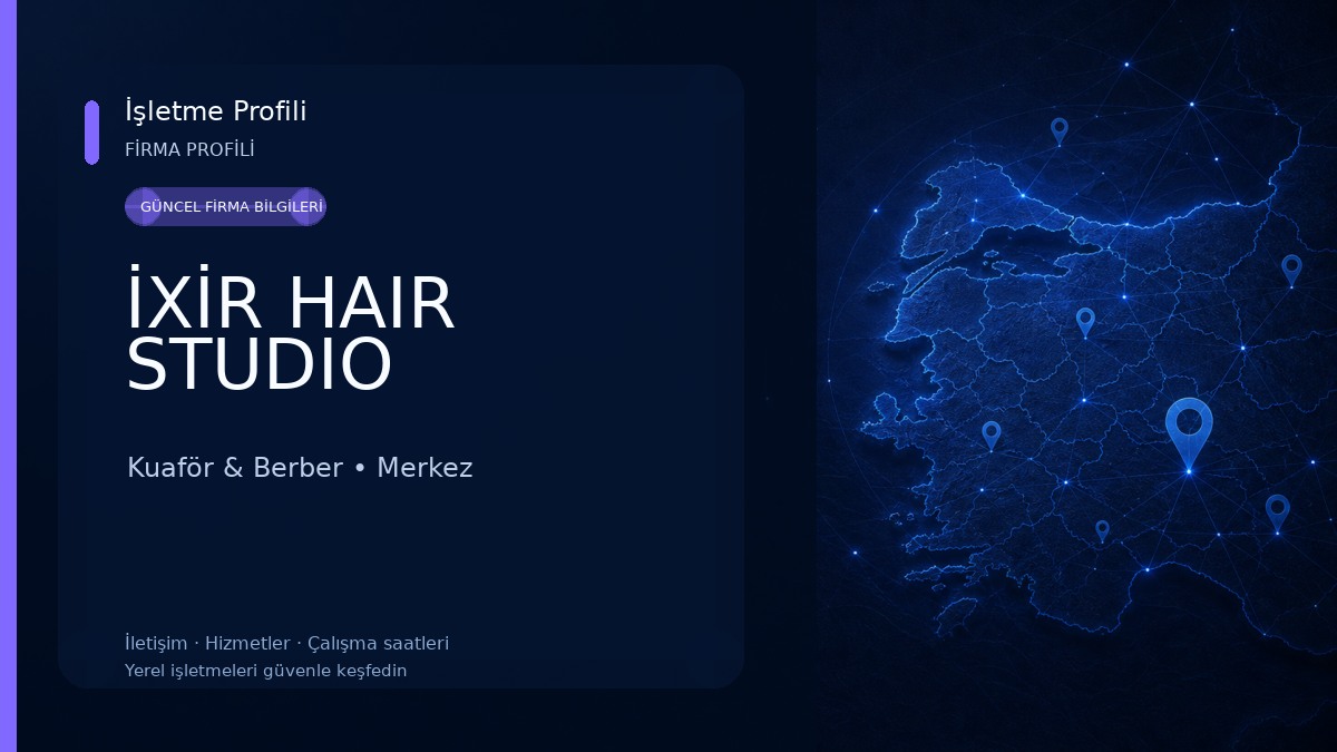 İXİR HAIR STUDIO Kuaför & Berber