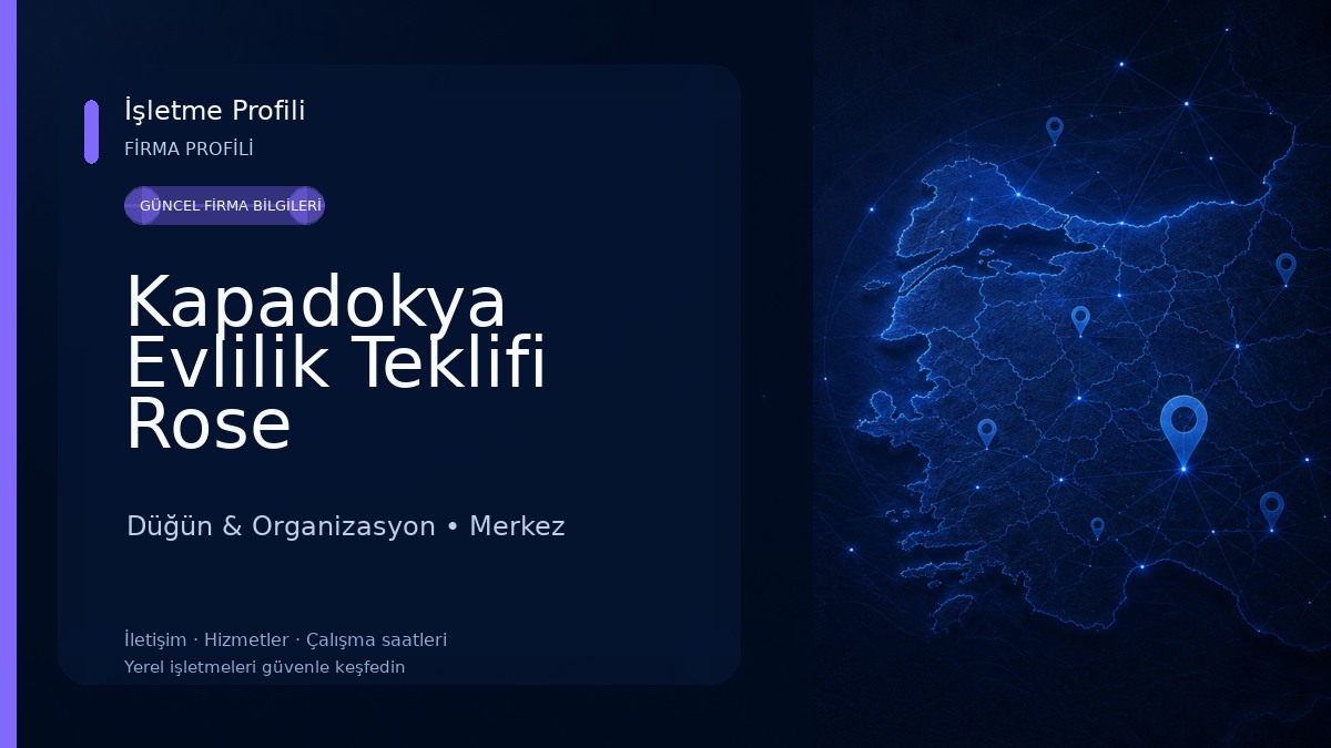 Kapadokya Evlilik Teklifi Rose Organizasyon Düğün & Organizasyon