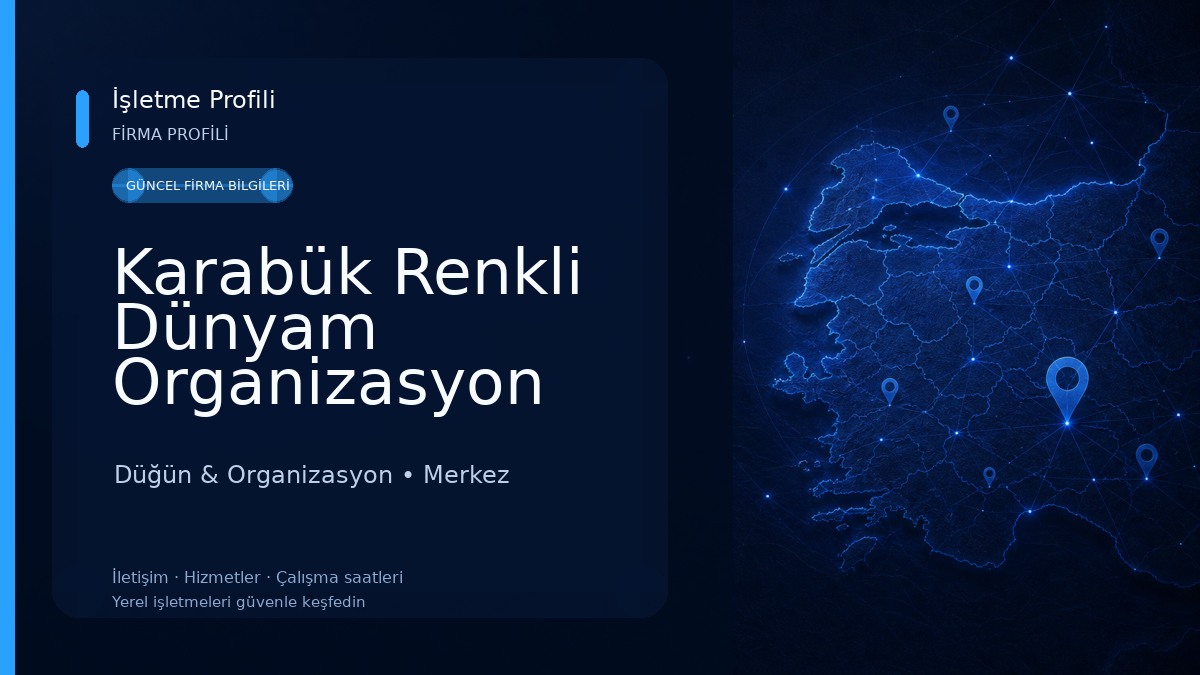 Karabük Renkli Dünyam Organizasyon 