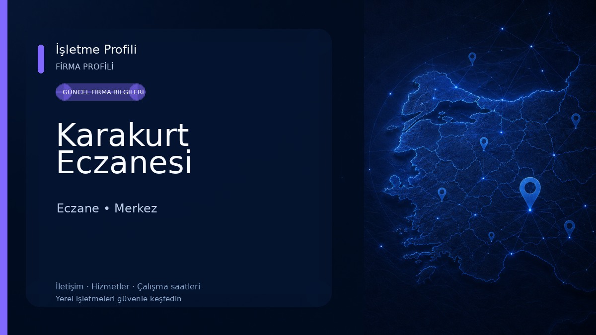 Karakurt Eczanesi Eczane