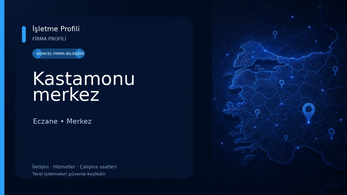 Kastamonu merkez Eczane