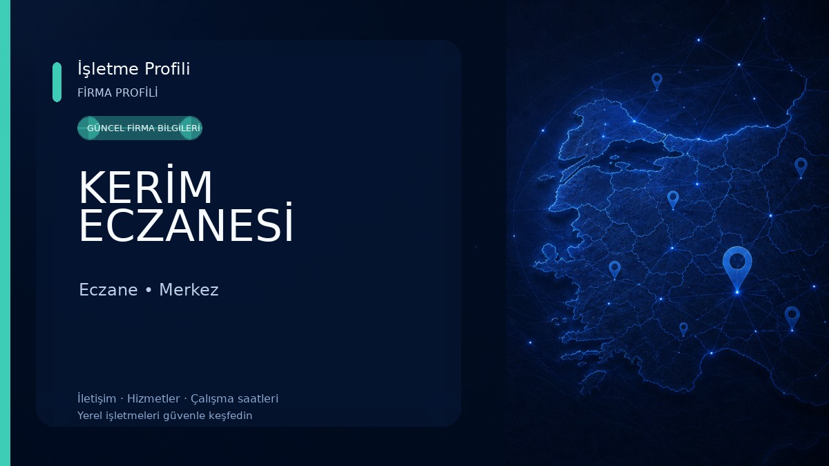 KERİM ECZANESİ Eczane