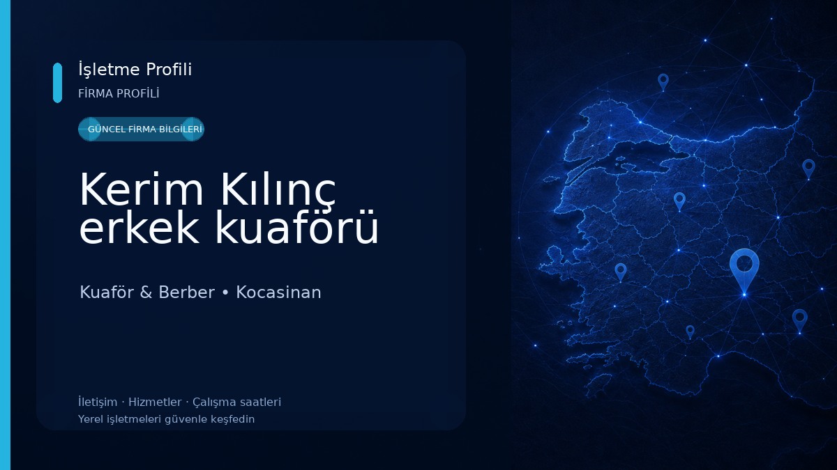 Kerim Kılınç erkek kuaförü Kuaför & Berber
