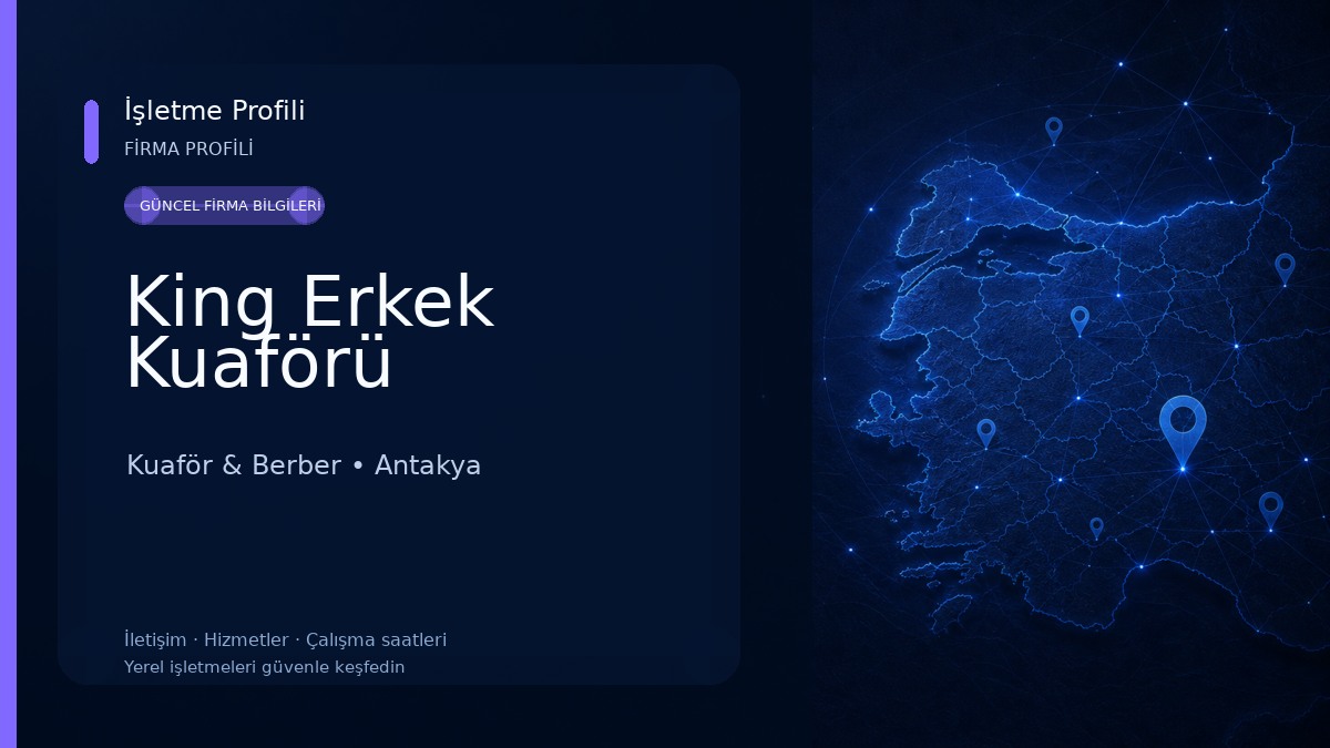 King Erkek Kuaförü Kuaför & Berber