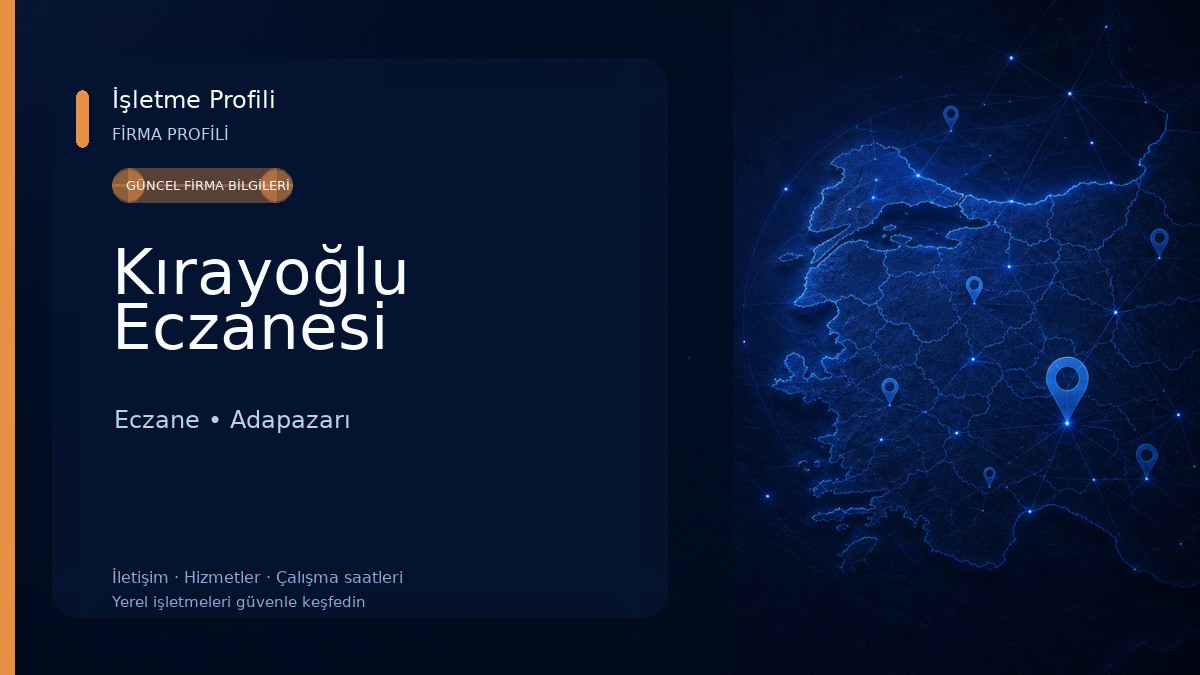 Kırayoğlu Eczanesi Eczane