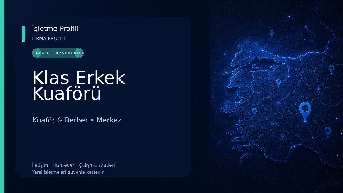 Klas Erkek Kuaförü Kuaför & Berber