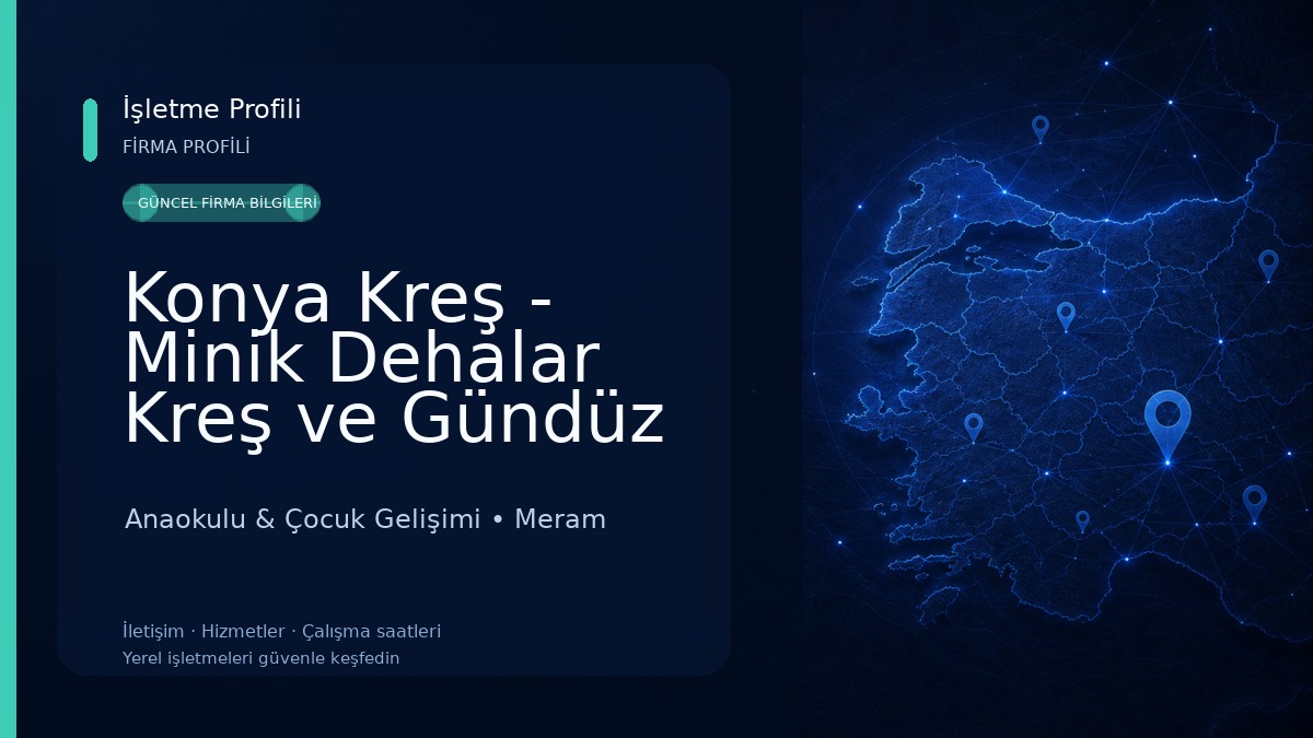 Konya Kreş - Minik Dehalar Kreş ve Gündüz Bakımevi Anaokulu & Çocuk Gelişimi