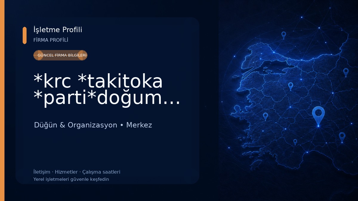 *krc *takitoka *parti*doğumgünü*Nisan*düğün*sünnet*