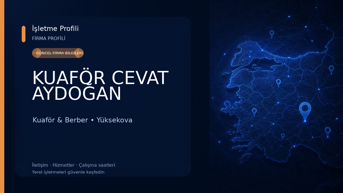 KUAFÖR CEVAT AYDOĞAN Kuaför & Berber