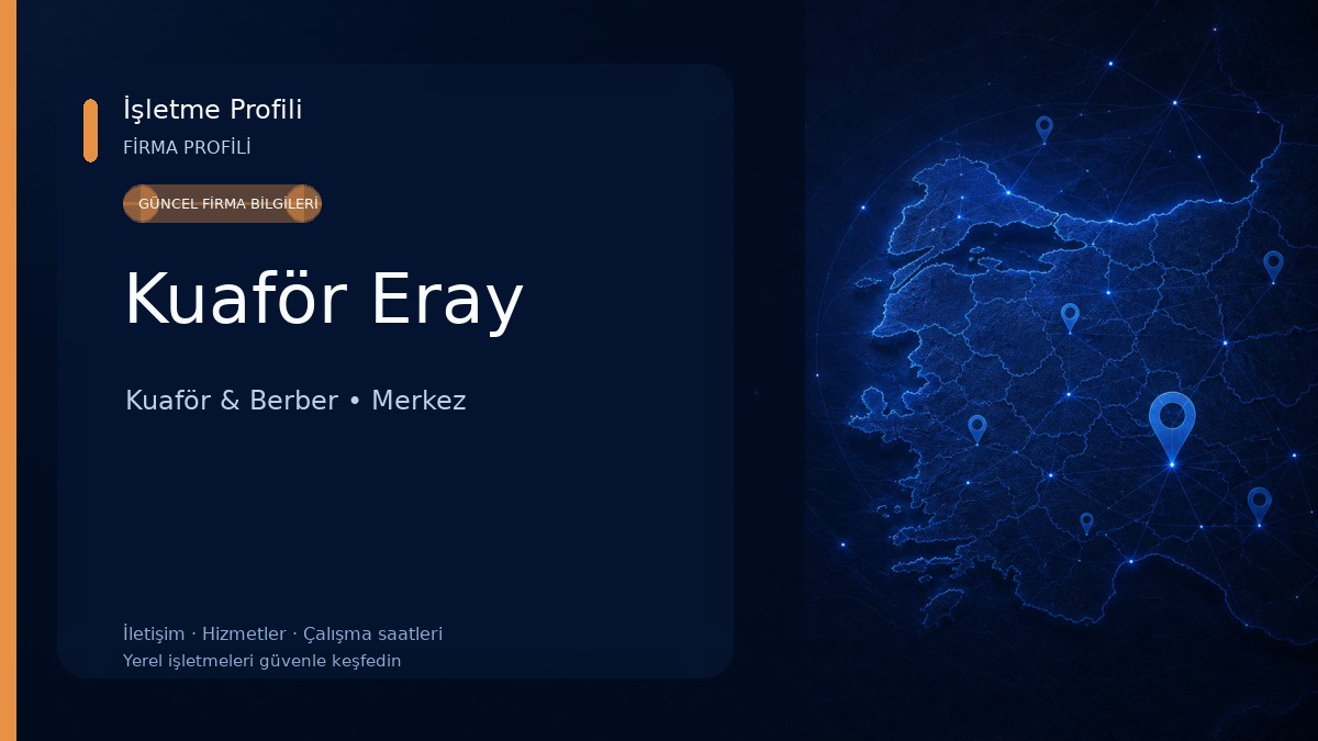 Kuaför Eray Kuaför & Berber
