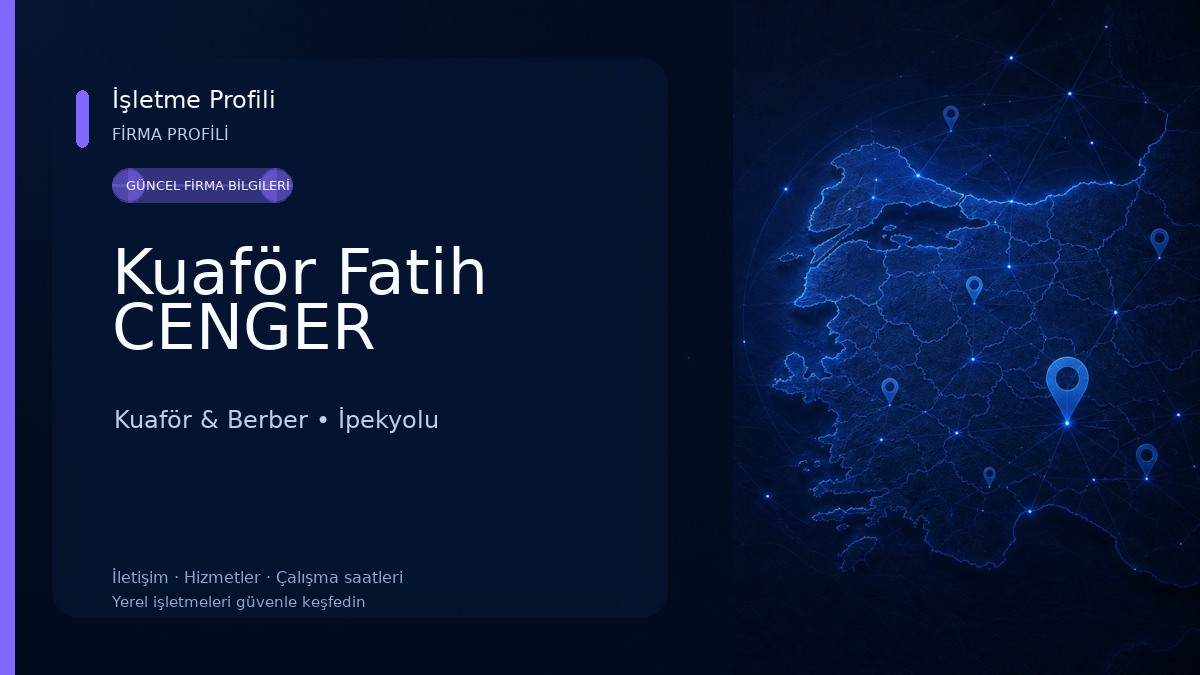 Kuaför Fatih CENGER 