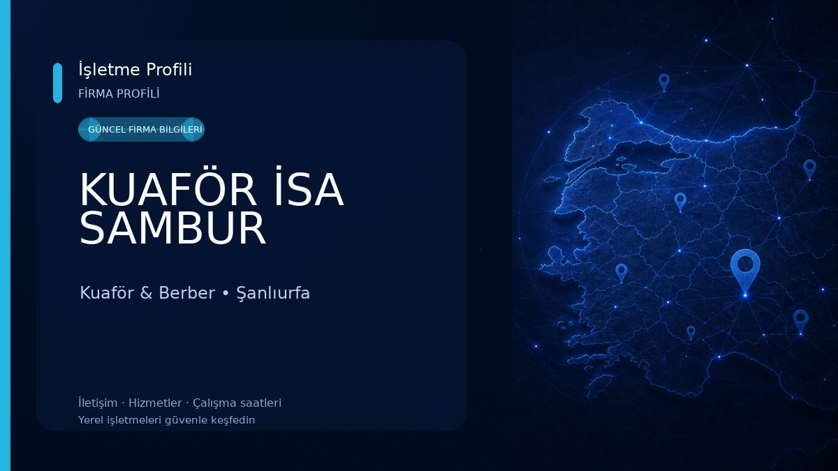 KUAFÖR İSA SAMBUR Kuaför & Berber