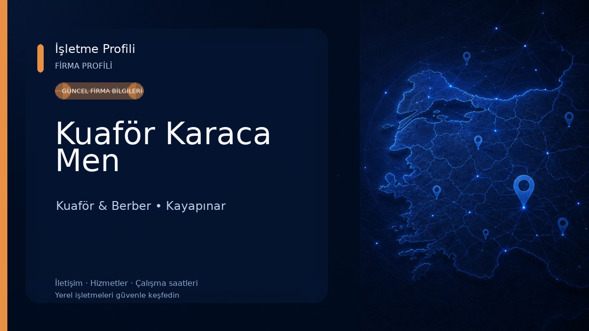 Kuaför Karaca Men