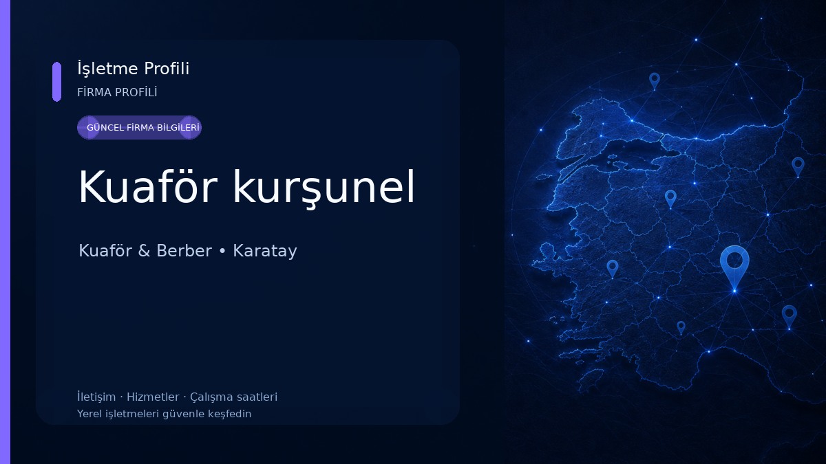 Kuaför kurşunel Kuaför & Berber