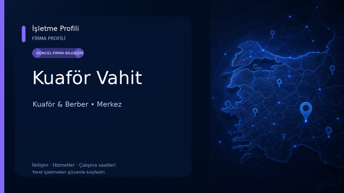 Kuaför Vahit