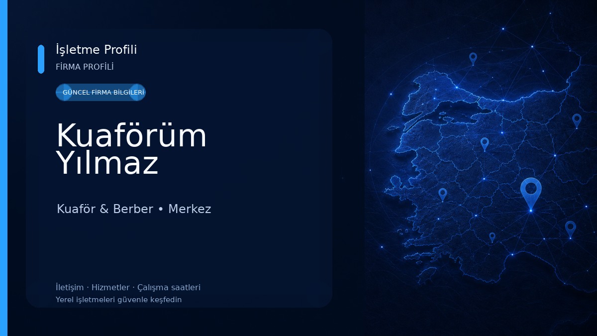 Kuaförüm Yılmaz 