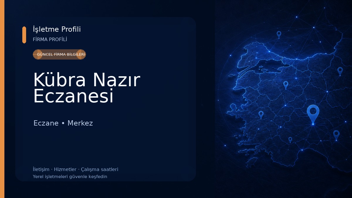 Kübra Nazır Eczanesi