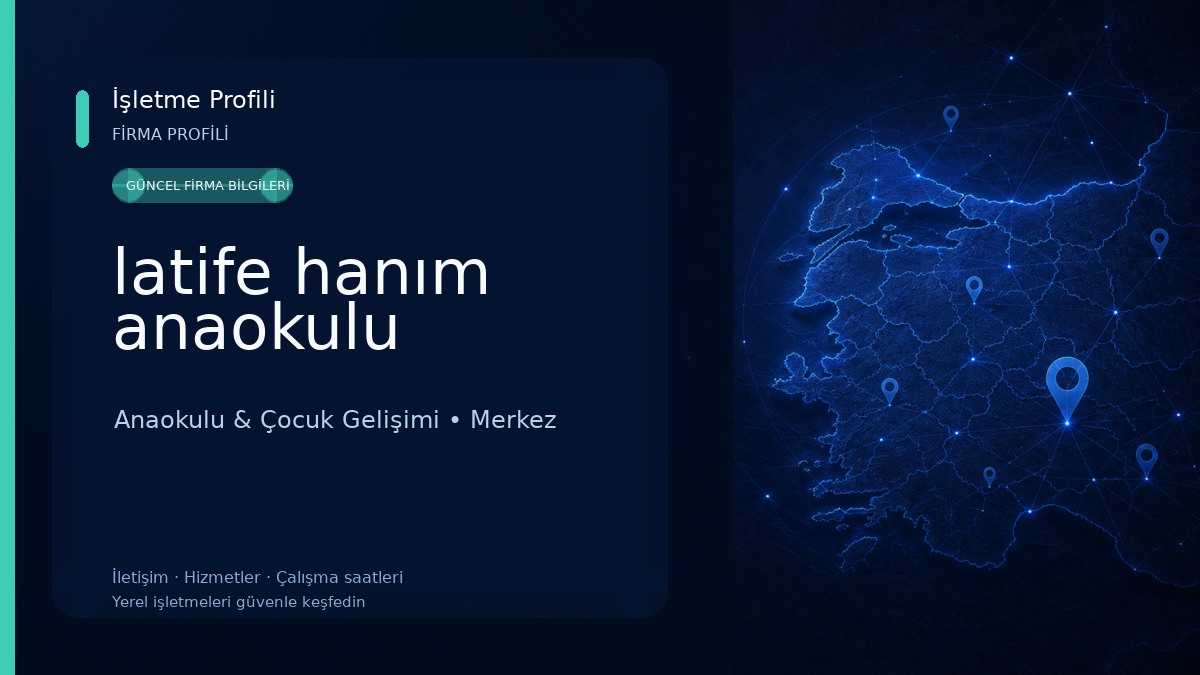 latife hanım anaokulu