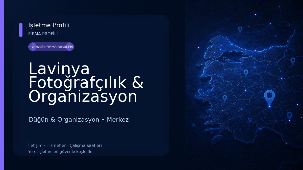Lavinya Fotoğrafçılık & Organizasyon 