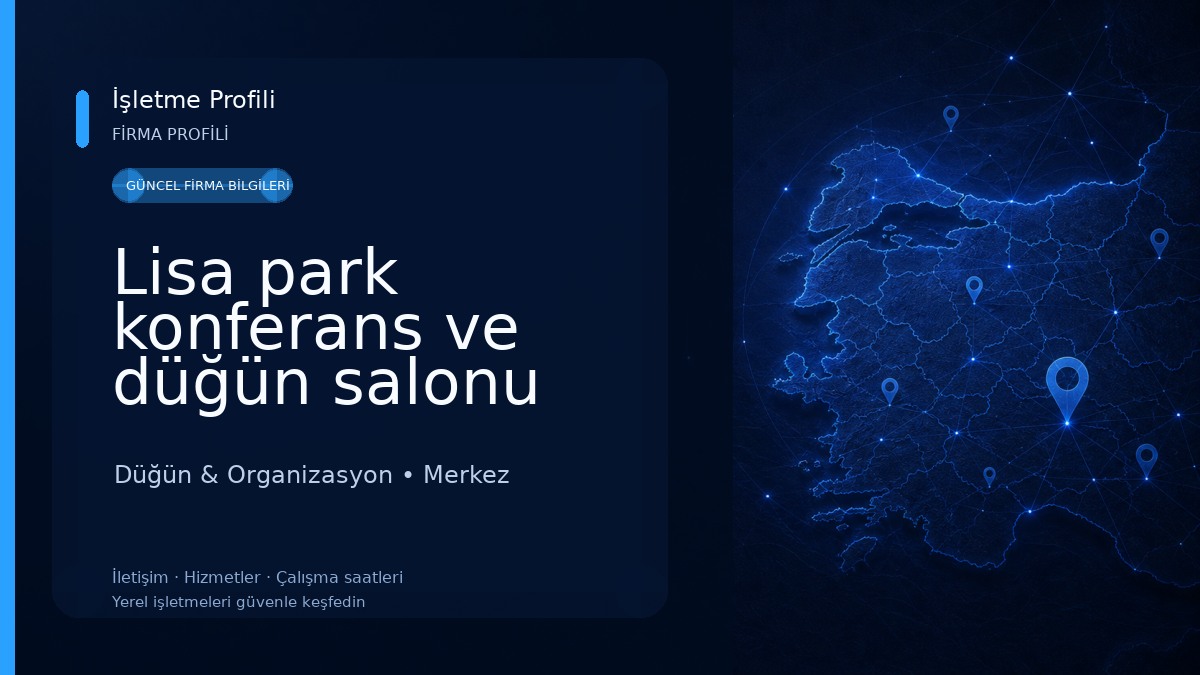 Lisa park konferans ve düğün salonu Düğün & Organizasyon