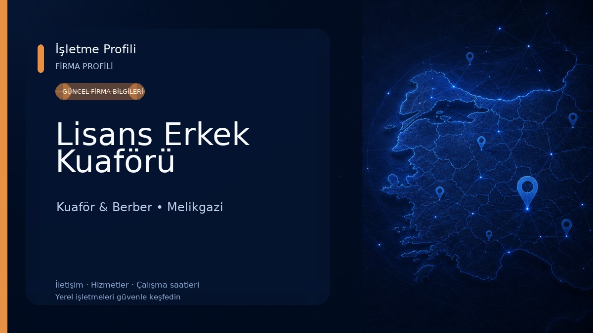 Lisans Erkek Kuaförü Kuaför & Berber