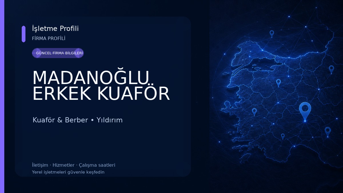 MADANOĞLU ERKEK KUAFÖR Kuaför & Berber
