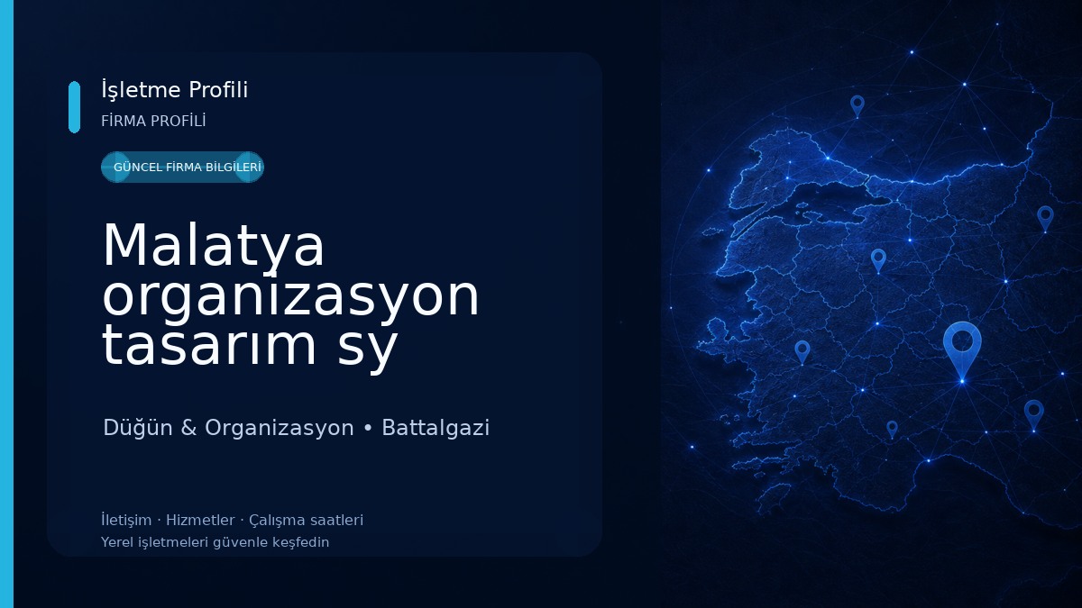 Malatya organizasyon tasarım sy
