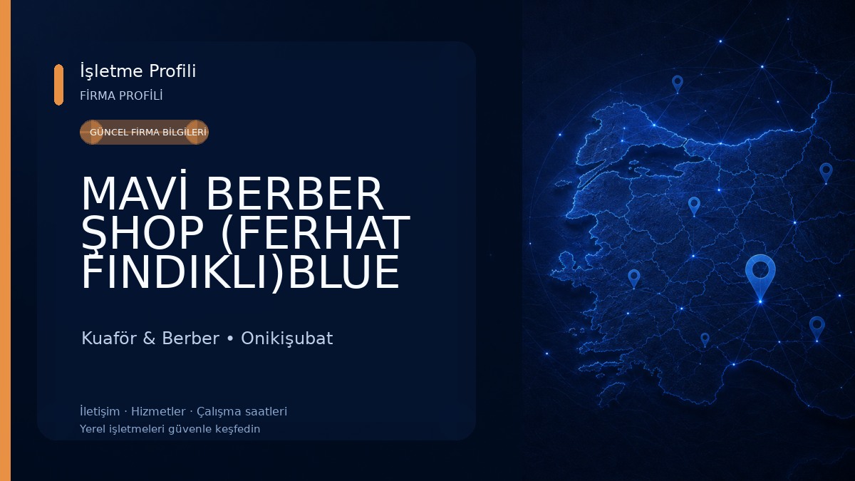 MAVİ BERBER ŞHOP (FERHAT FINDIKLI)BLUE BARBER SHOP (FERHAT FINDIKLI) Kuaför & Berber