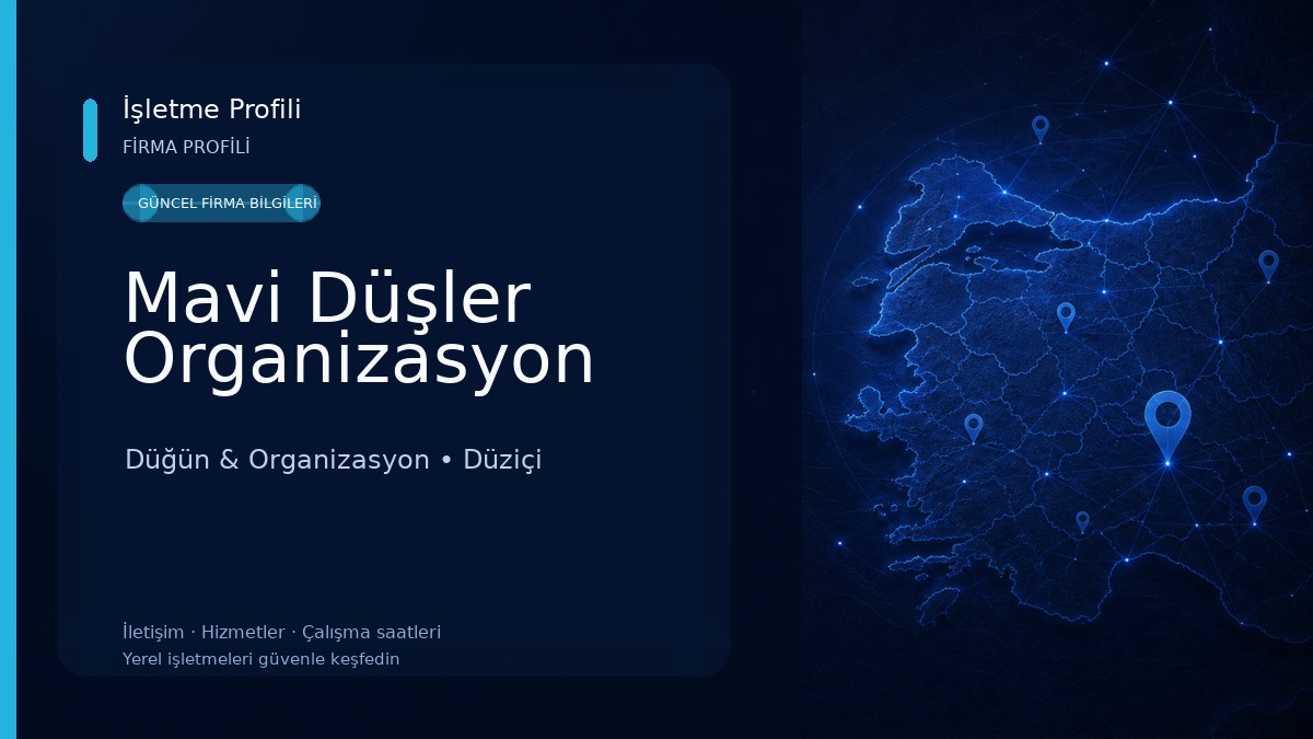 Mavi Düşler Organizasyon Düğün & Organizasyon