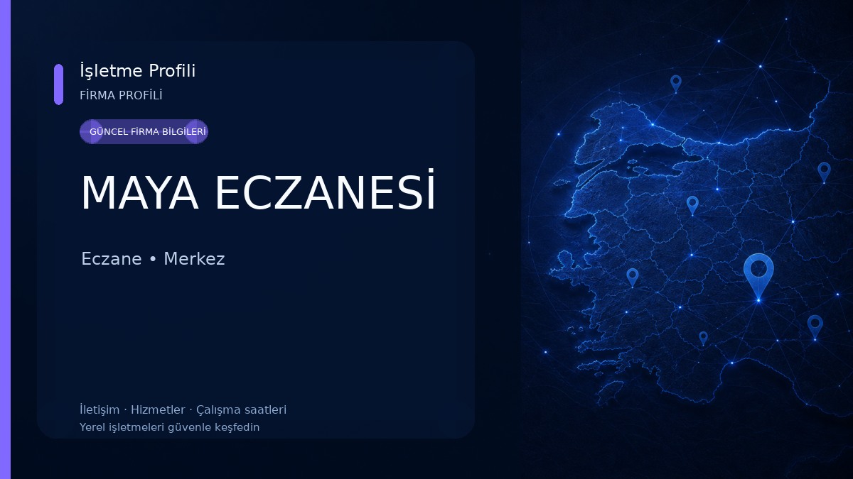 MAYA ECZANESİ Eczane