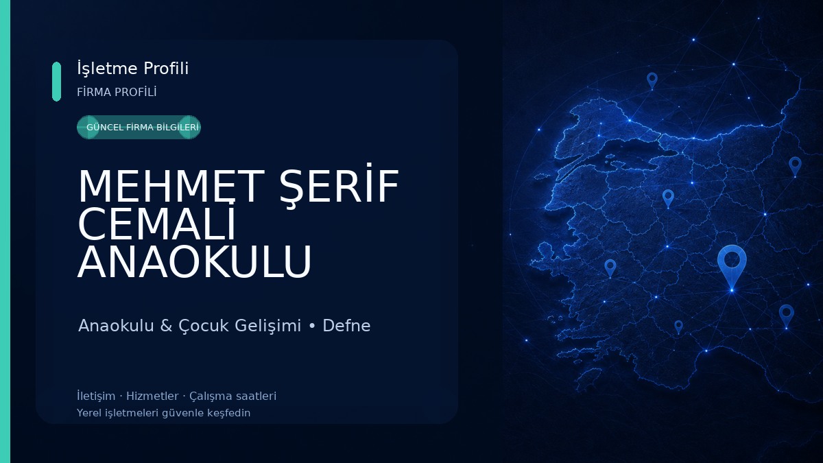 MEHMET ŞERİF CEMALİ ANAOKULU Anaokulu & Çocuk Gelişimi