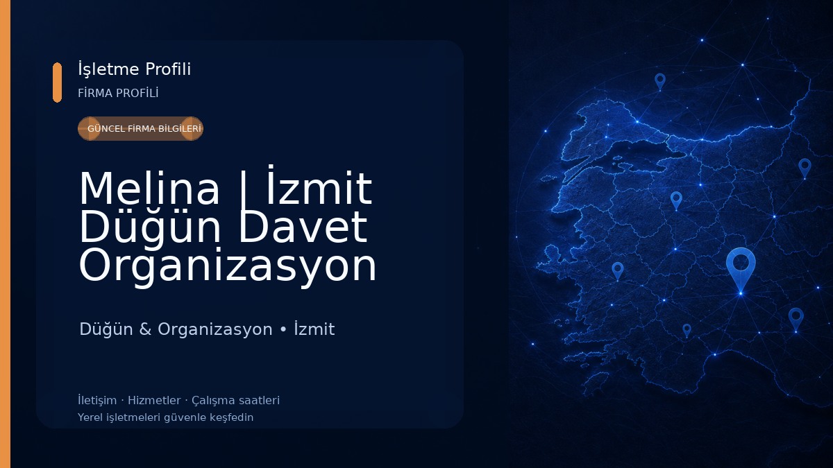 Melina | İzmit Düğün Davet Organizasyon ve Kahvaltı