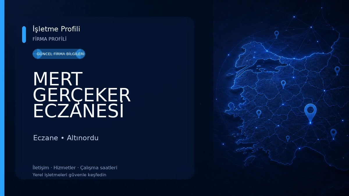 MERT GERÇEKER ECZANESİ Eczane