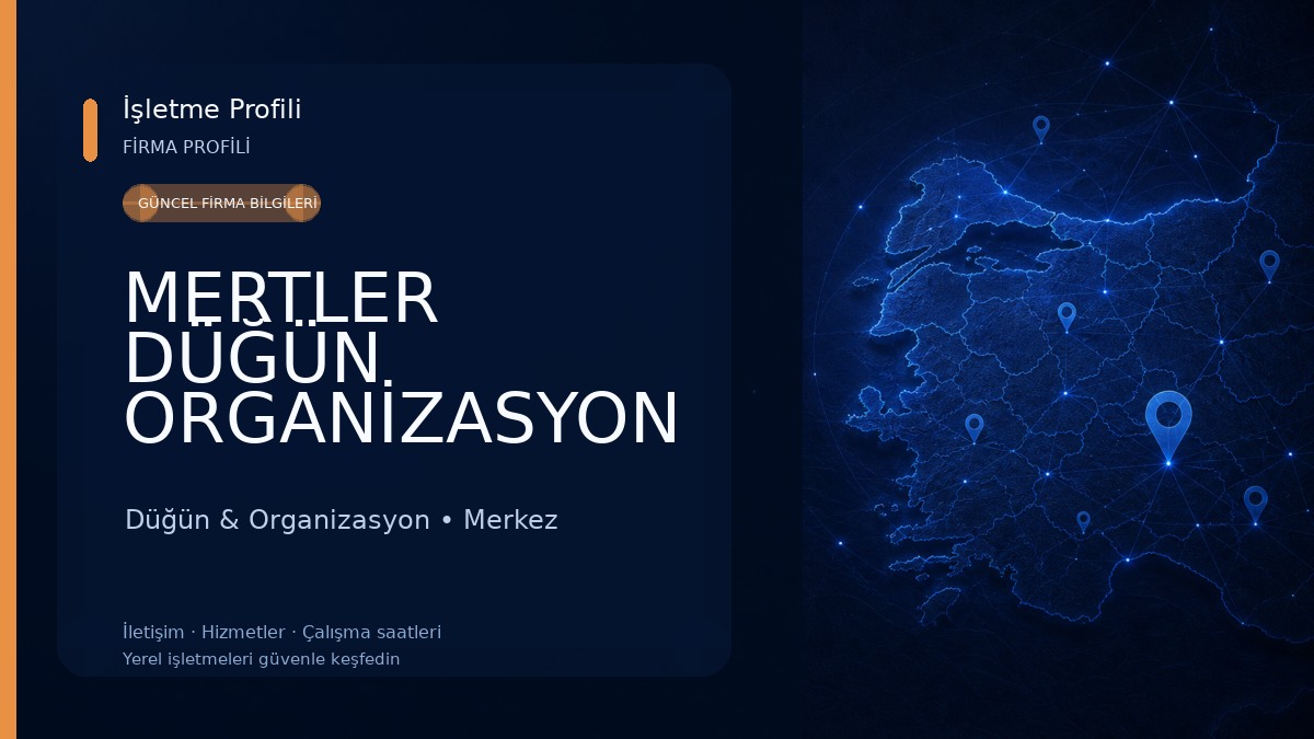 MERTLER DÜĞÜN ORGANİZASYON Düğün & Organizasyon