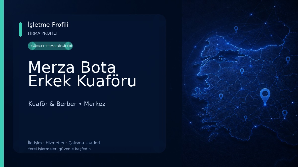 Merza Bota Erkek Kuaföru 