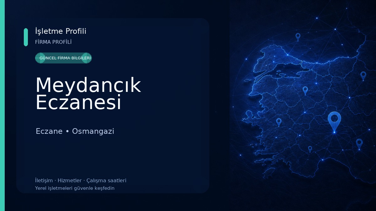 Meydancık Eczanesi Eczane