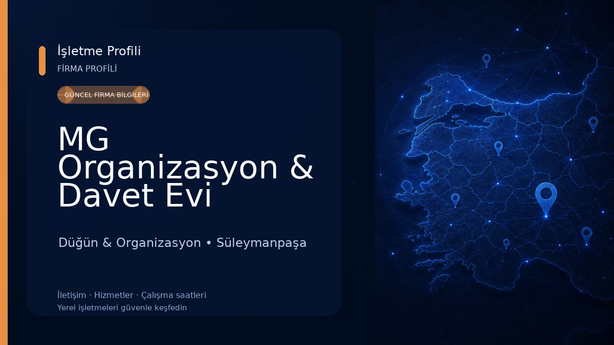 MG Organizasyon & Davet Evi Düğün & Organizasyon
